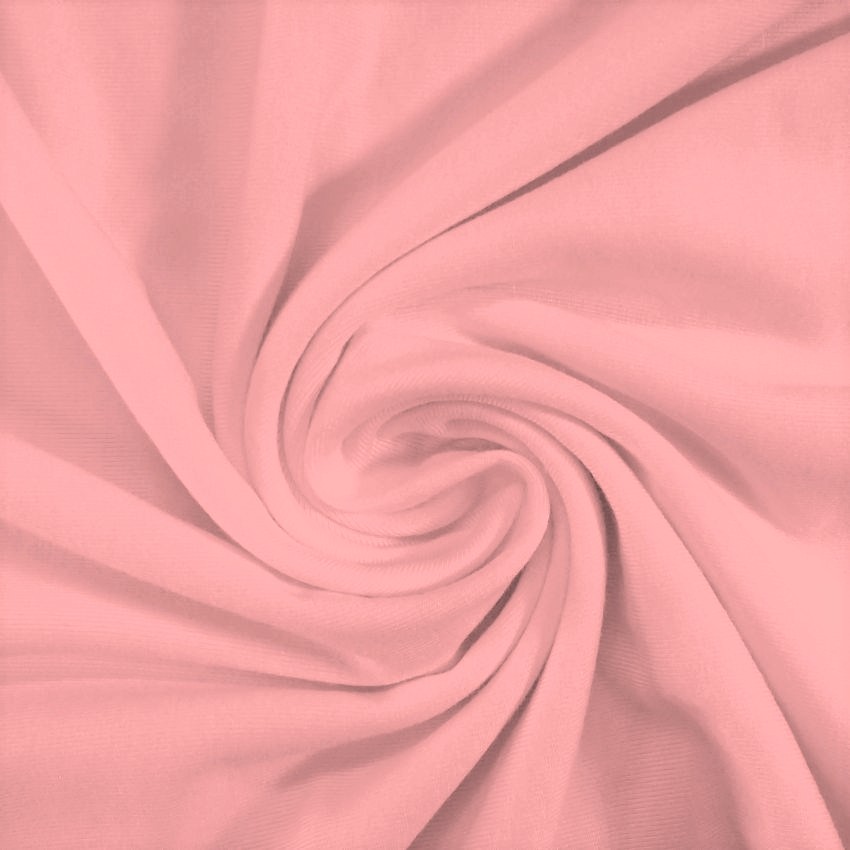 Cotton Jersey Spandex Powder Pink - Click Image to Close